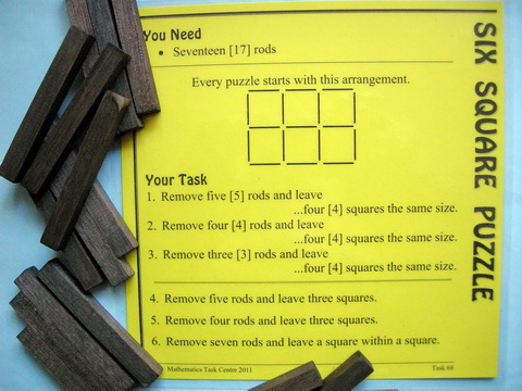 Six Square Puzzle