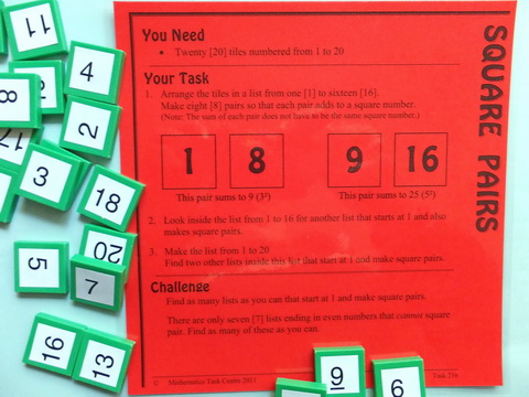 Square Pairs